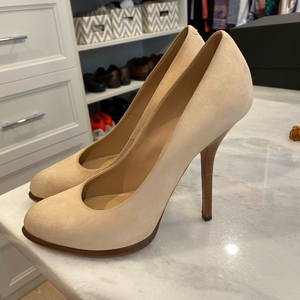 Celine cream high heels